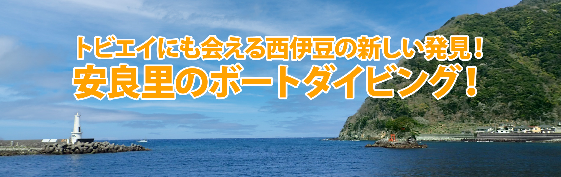 安良里のボートダイビング